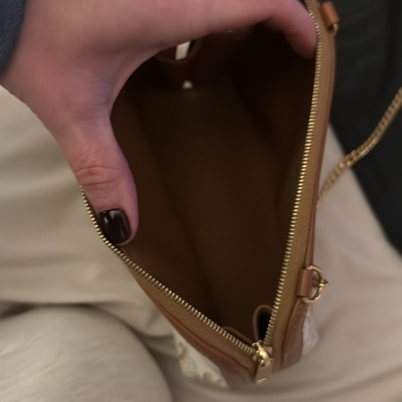 Celine Zip Around Chain Clutch Coated Canvas Triomphe - Picture 3 of 4